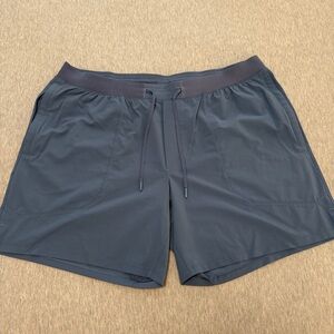 Lululemon License To Train Linerless Short 7" XXL Washed Denim